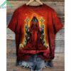 Halloween Scarlet Witch Crew Neck Shirt