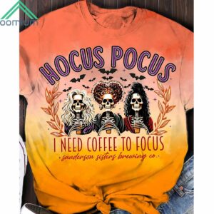 Halloween Three Witches Crew Neck Shirt