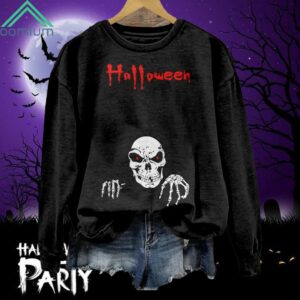 Horror Halloween Pattern Sweatshirt