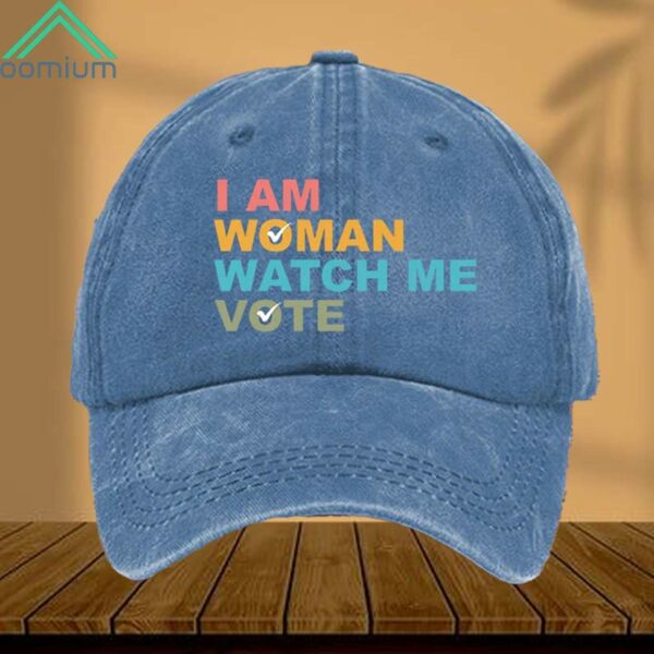 I Am Woman Watch Me Vote Hat