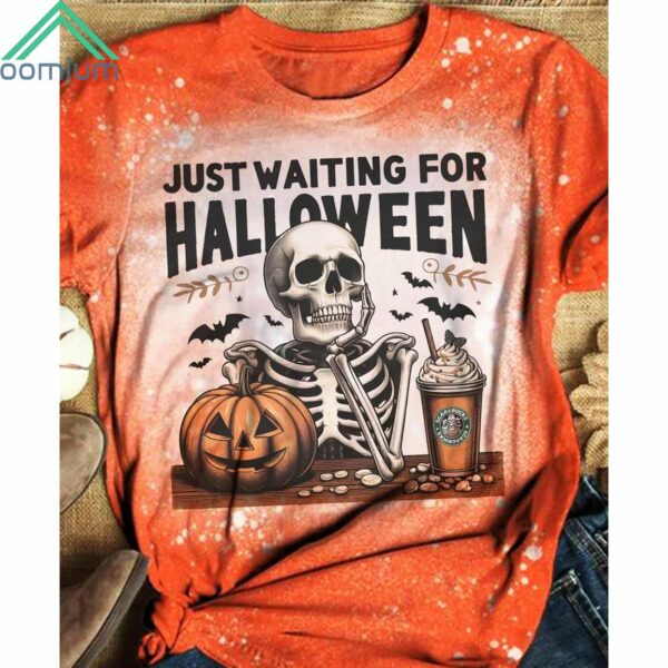 Just Waiting for Halloween Crew Neck Shirt