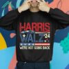 Kamala Harris Walz 2024 We're Not Going Back USA Flag Shirt