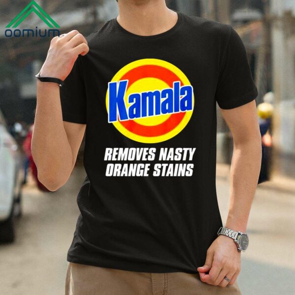 Kamala Removes Nasty Orange Stains Shirt