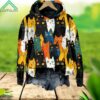 Lovely Crowded Cats Art Hoodie