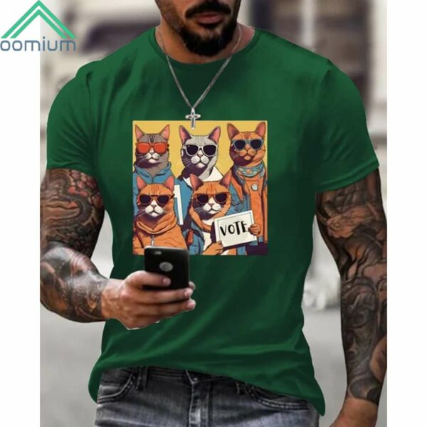 Men's Cat Vote Shirt