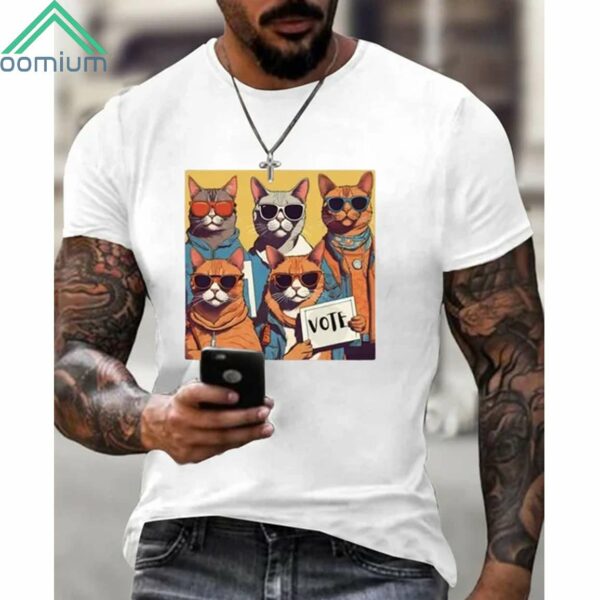 Men's Cat Vote Shirt