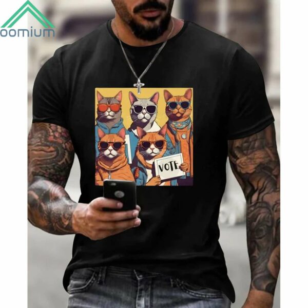 Men's Cat Vote Shirt