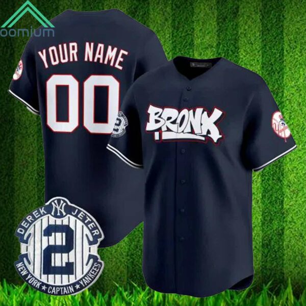 NY Yankees The Bronx Graffiti Vapor Premier Custom Jersey