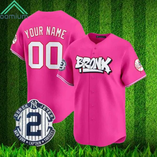 NY Yankees The Bronx Graffiti Vapor Premier Custom Jersey