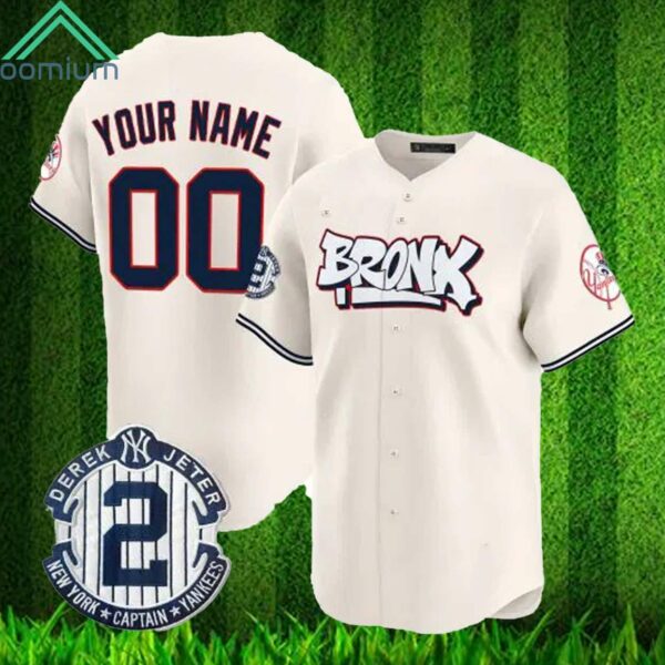 NY Yankees The Bronx Graffiti Vapor Premier Custom Jersey