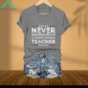 Never Underestimate A Public School Teacher V Neck Shirt