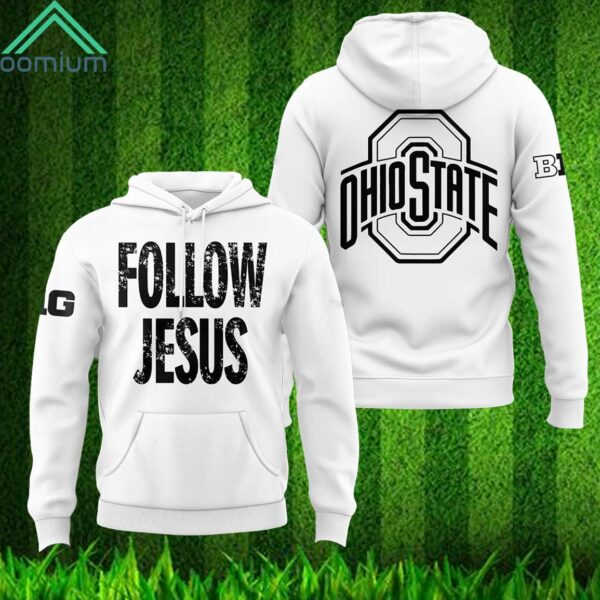 Ohio State Football Follow Jesus 2024 Hoodie