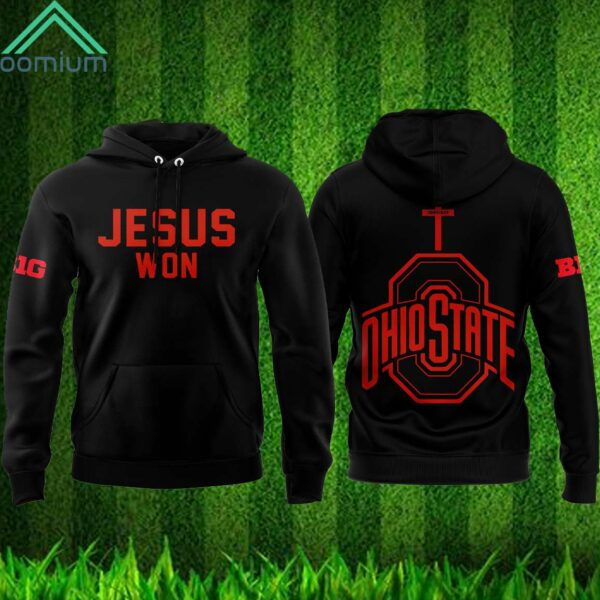 Ohio State Football Jesus Won 2024 Hoodie