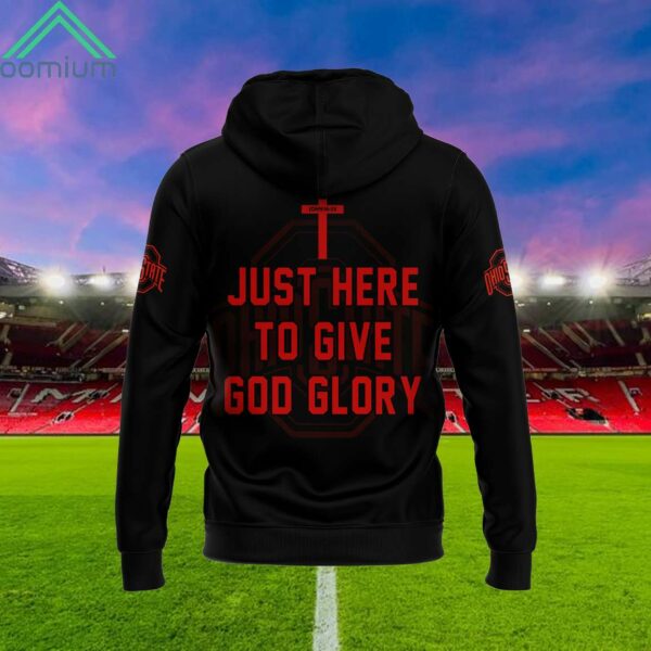 Ohio State Jesus Won Just Here To Give God Glory Hoodie 2024