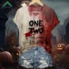 One Two Freddy's Coming For You Print Shirt