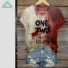 One Two Freddy's Coming For You Print Shirt