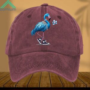 Pearl Necklace Canvas Shoes Flamingo Hat