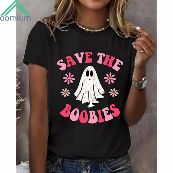 Pink Ribbon Save The Boobies Shirt