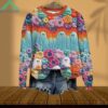 Rainbow Ghost Halloween Sweatshirt