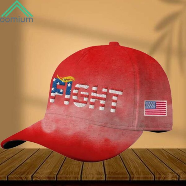 Red American Flag Fight Hat