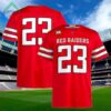 Red Texas Tech Red Raiders Replica Football Jersey