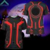 Red Tron Costume Halloween Cosplay 3D Shirt