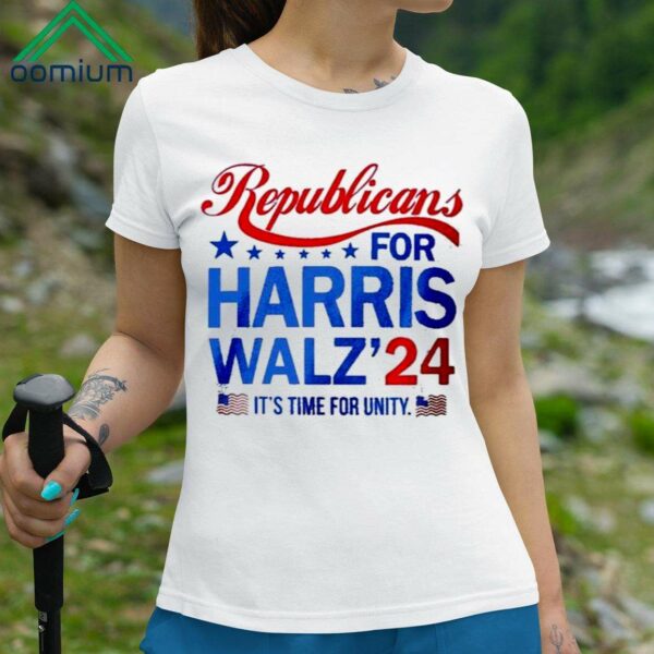 Republicans For Harris Walz 2024 Its Time For Unity shirt 3