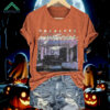 Retro Halloween Unsolved Mysteries Print Shirt