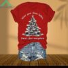 Shoes Christmas Tree Wear Shoes Ladies There’s Glass Everywhere Printed Shirt