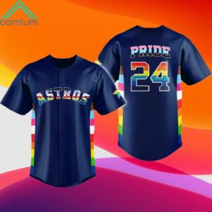 Special Pride Night Houston Astros Blue Jersey