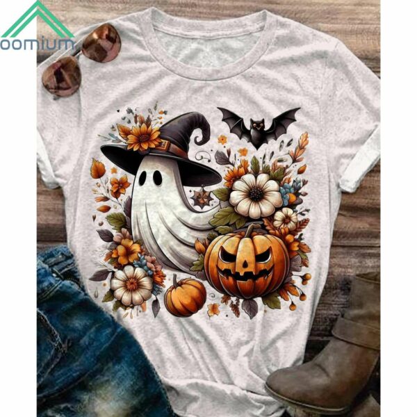 Spooky Ghost Crew Neck Shirt