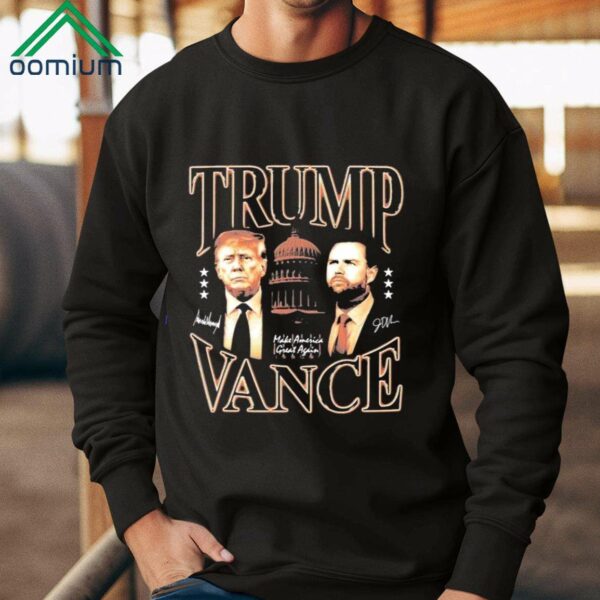 Trump Vance 2024 Make America Great Again Signature Shirt