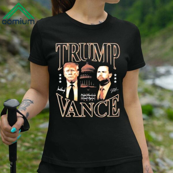 Trump Vance 2024 Make America Great Again Signature Shirt