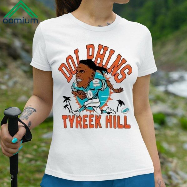 Tyreek Hill Miami Dolphins Homage Caricature Player Shirt