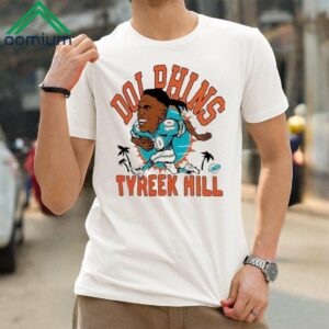 Tyreek Hill Miami Dolphins Homage Caricature Player Shirt