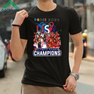 USA Basketball Olympic Paris 2024 Champions Shirt