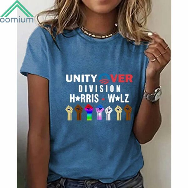 Unity Over Division Harris Walz Shirt 2