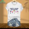 Unity Over Division Printed Casual Shirt