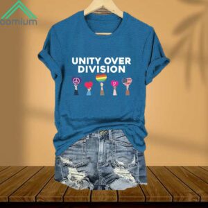 Unity Over Division Printed Casual Shirt