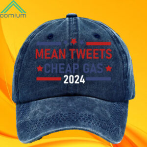 Vintage Mean Tweets Cheap Gas 2024 Print Baseball Cap 1