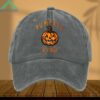 Vintage Pumpkin King Print Baseball Cap