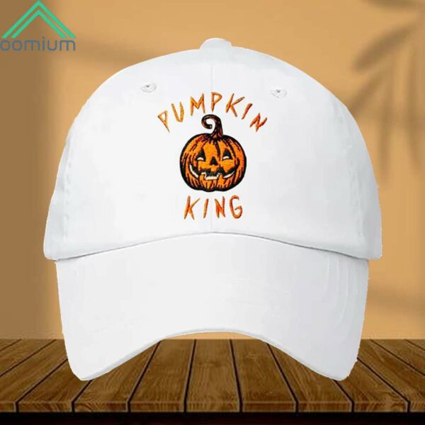 Vintage Pumpkin King Print Baseball Cap