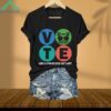 Vote Like A Childless Cat Lady V Neck Shirt