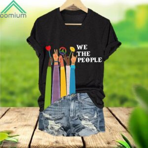 We The People Peace V Neck Shirt