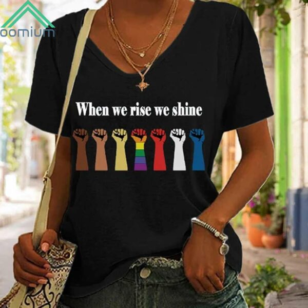 When We Rise We Shine Shirt