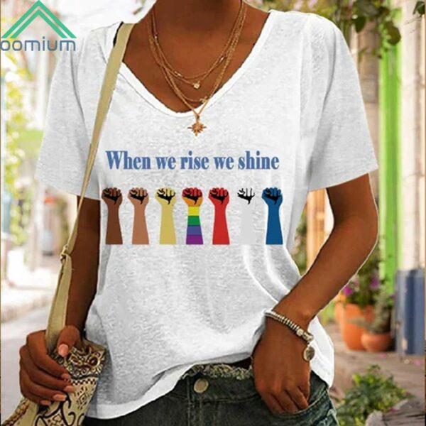 When We Rise We Shine Shirt