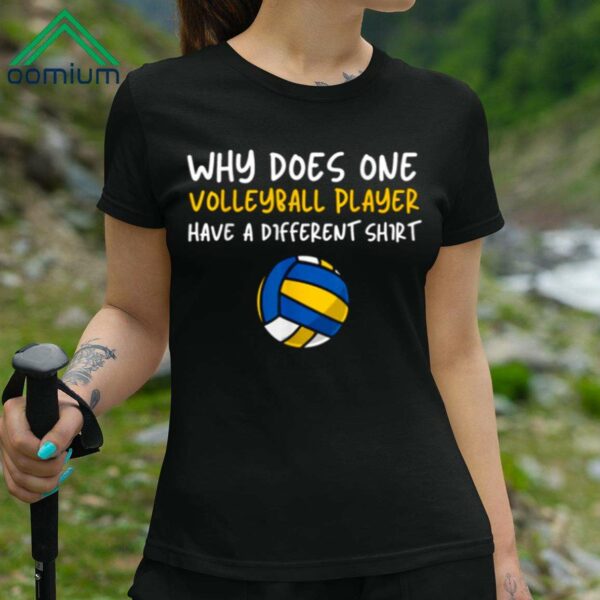 Why Does One Volleyball Player Wear A Different Shirt