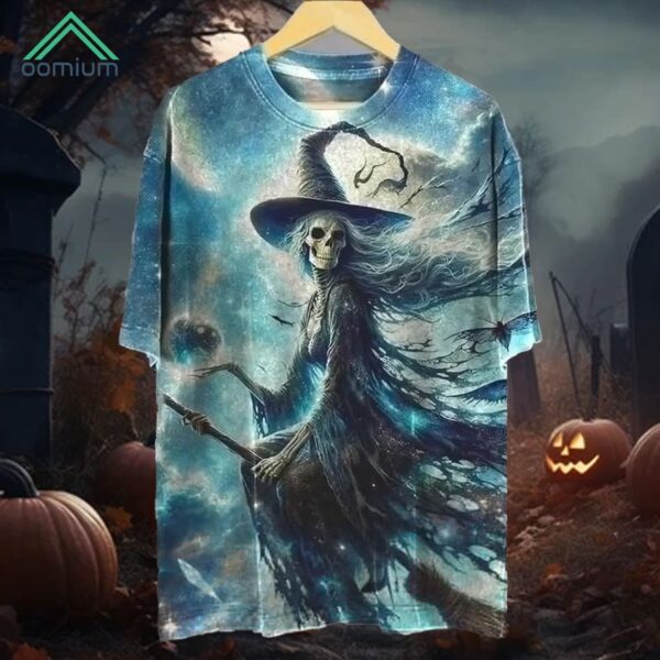 Witch Dark Horror Halloween Printed Shirt