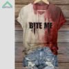 Women's Bite Me Print Shirt