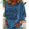 Women's Buckle Up Buttercup You Just Flipped My Witch Switch Shirt